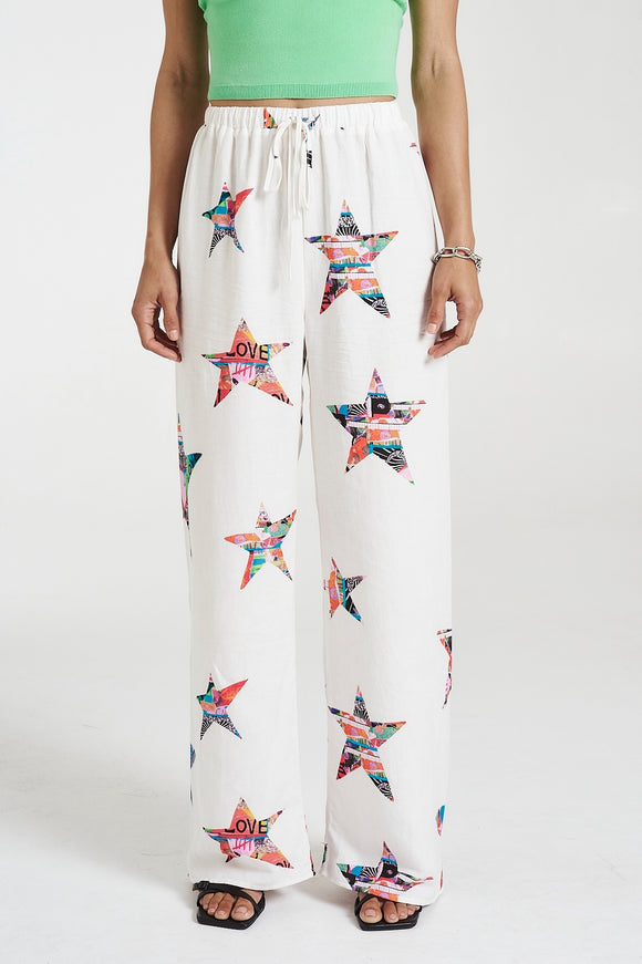 SUMMI SUMMI Womens Elastic Waist Linen Pants - Star X Lovers, WOMENS PANTS, SUMMI SUMMI, Elwood 101