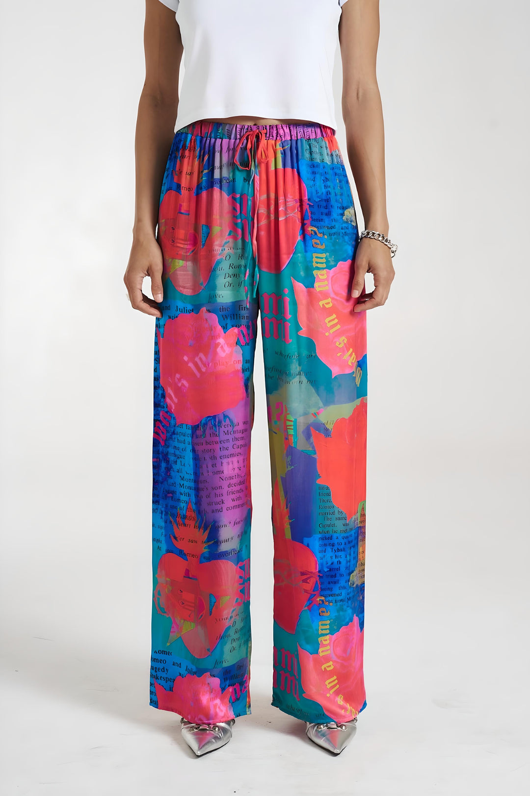 SUMMI SUMMI Womens Elastic Waist Pants - O, Romeo, WOMENS PANTS, SUMMI SUMMI, Elwood 101