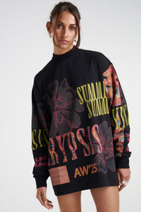 SUMMI SUMMI Womens Long Sleeve Band Tee - Chamo, WOMENS TEES & TANKS, SUMMI SUMMI, Elwood 101