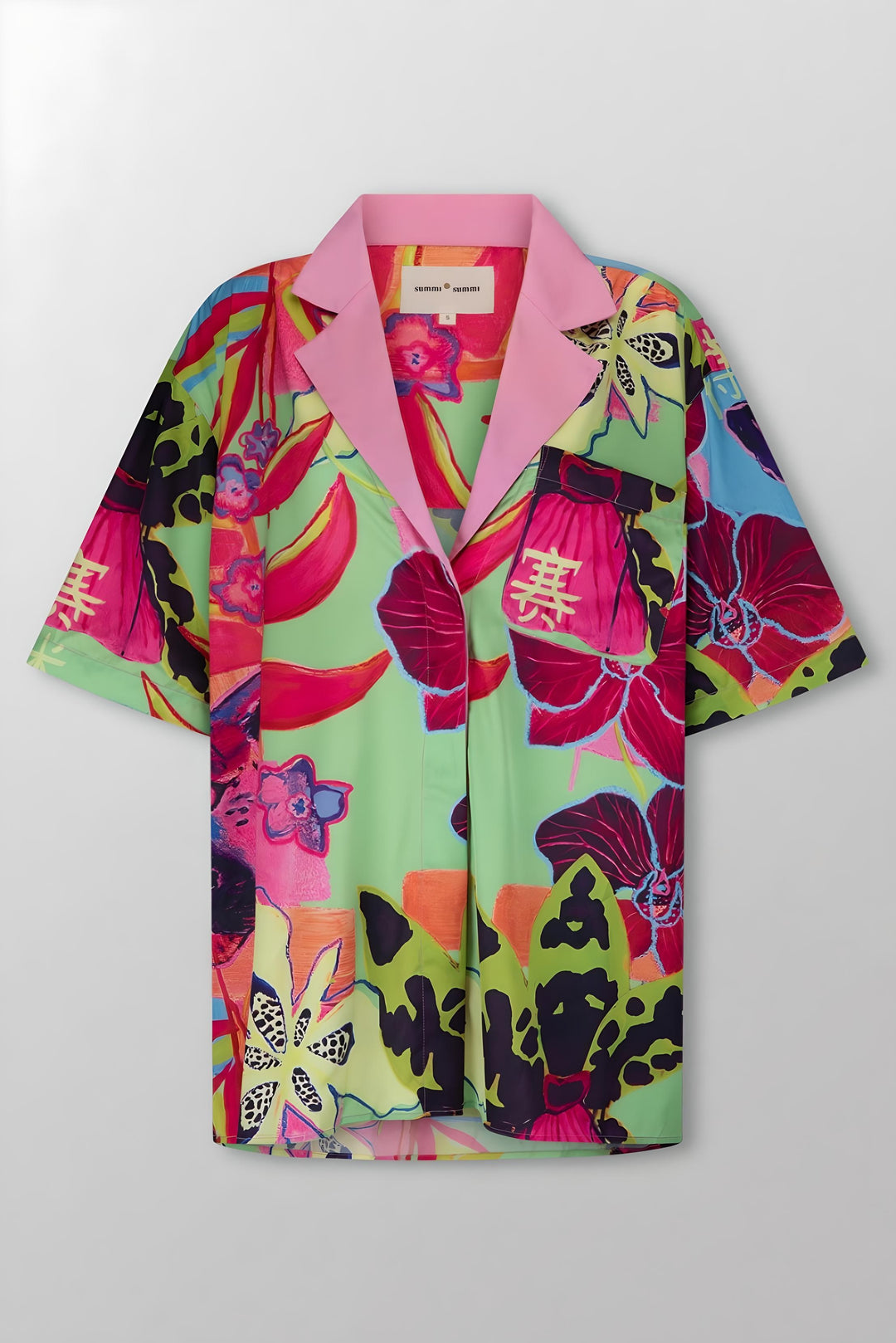 SUMMI SUMMI Womens Luka Shirt Dress Wasabi Jungle, WOMENS DRESSES, SUMMI SUMMI, Elwood 101