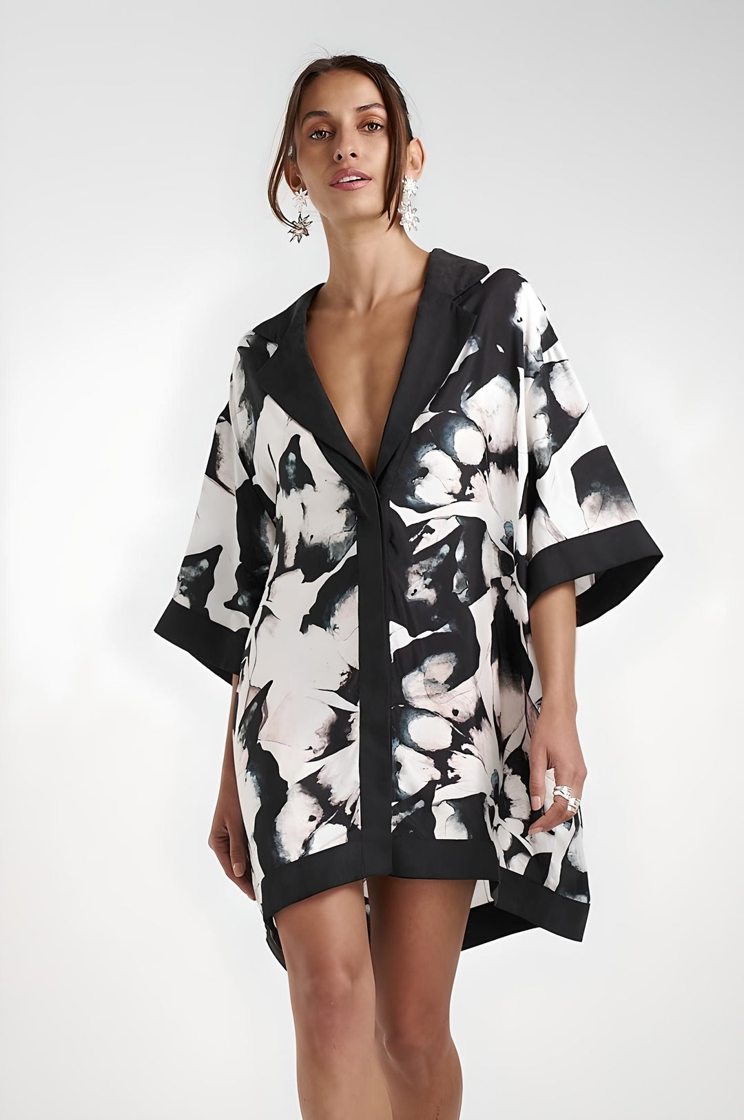 SUMMI SUMMI Womens Luka Shirt Dress with Collar- Everlast, WOMENS DRESSES, SUMMI SUMMI, Elwood 101