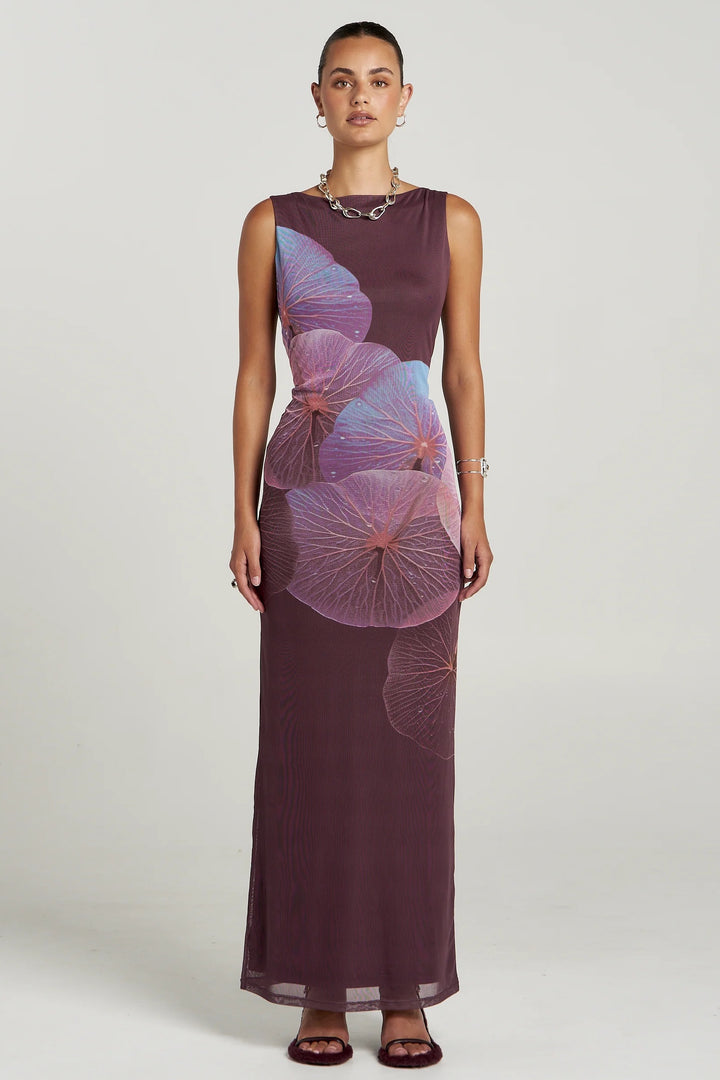 SUMMI SUMMI Womens Maxi Slip Dress in Phoria Print, WOMENS DRESSES, SUMMI SUMMI, Elwood 101