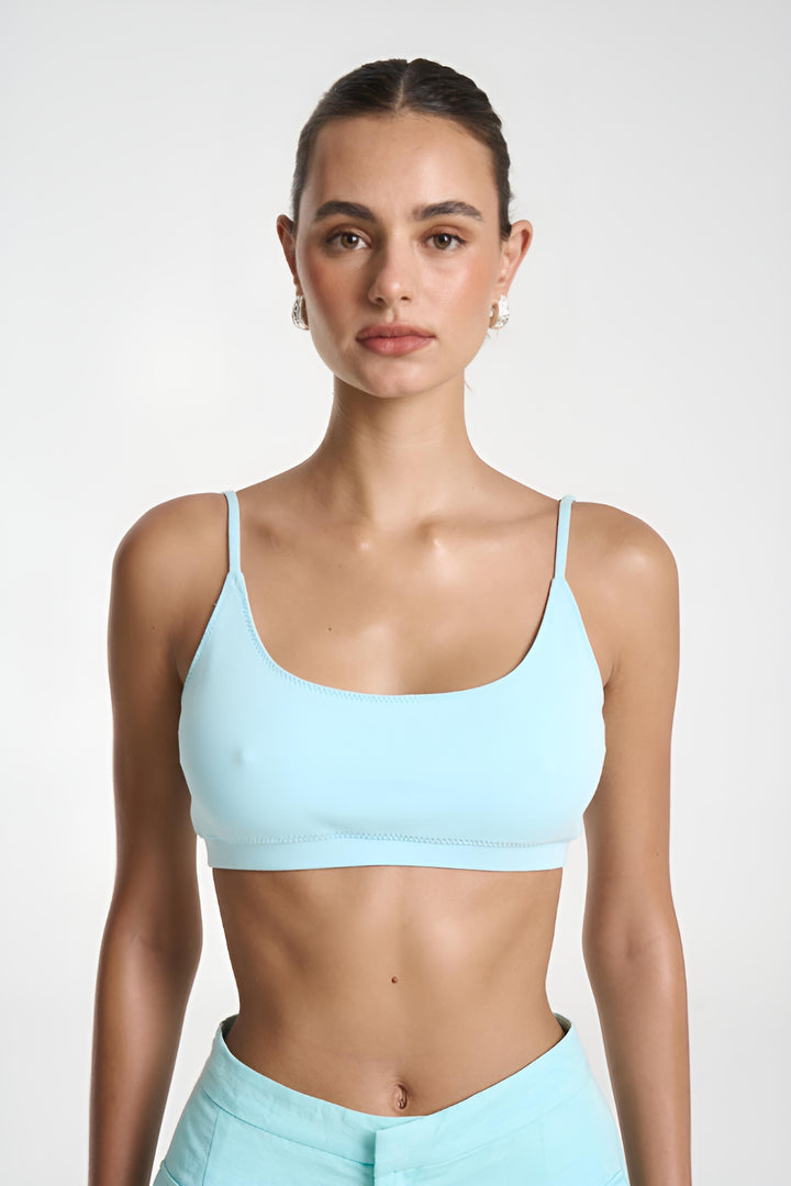 SUMMI SUMMI Womens Sports Crop in Aqua, WOMENS TEES & TANKS, SUMMI SUMMI, Elwood 101