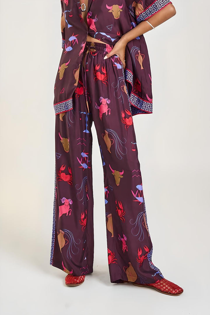 SUMMI SUMMI Womens Wide Leg Pant Zodiac