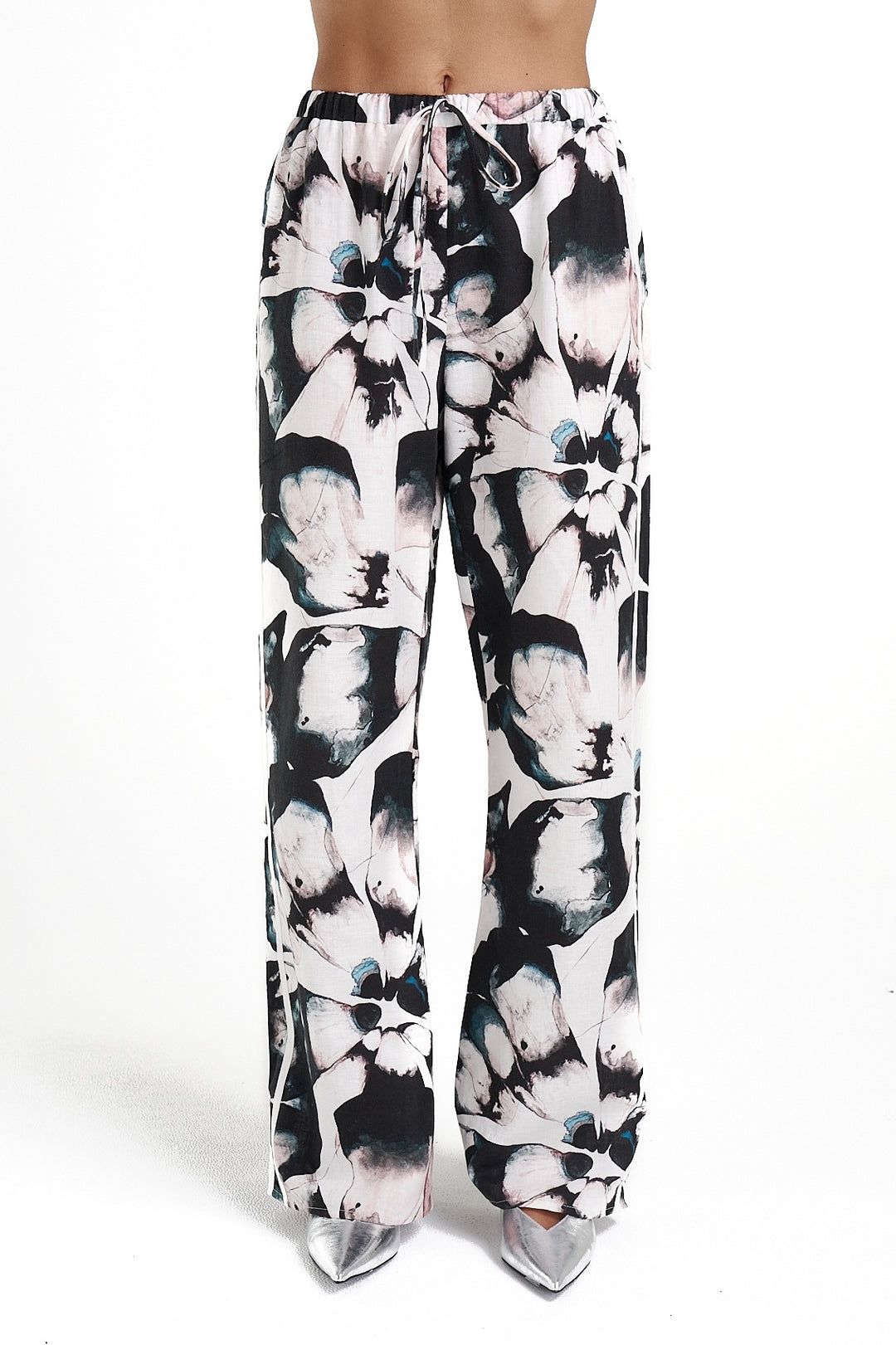 SUMMI SUMMI Womens Elastic Waist Pants with Stripe - Everlast, WOMENS PANTS, SUMMI SUMMI, Elwood 101