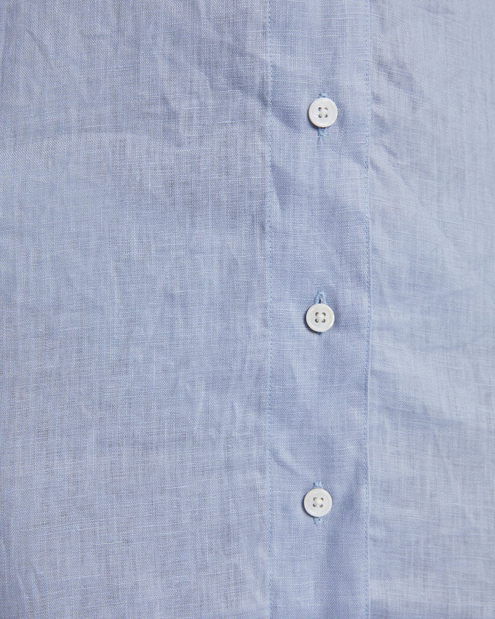 SUMMI SUMMI Womens Big Shirt - Alice Blue Linen, WOMENS TOPS & SHIRTS, SUMMI SUMMI, Elwood 101