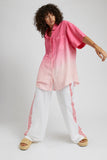 SUMMI SUMMI Womens Big Shirt Linen - Pink Fade, WOMENS TOPS & SHIRTS, SUMMI SUMMI, Elwood 101