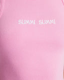 SUMMI SUMMI Womens Cropped Racer Tank - Candy Pink, WOMENS TOPS & SHIRTS, SUMMI SUMMI, Elwood 101