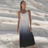 SUMMI SUMMI Womens Midi Slip Dress - Charcoal Fade, WOMENS DRESSES, SUMMI SUMMI, Elwood 101