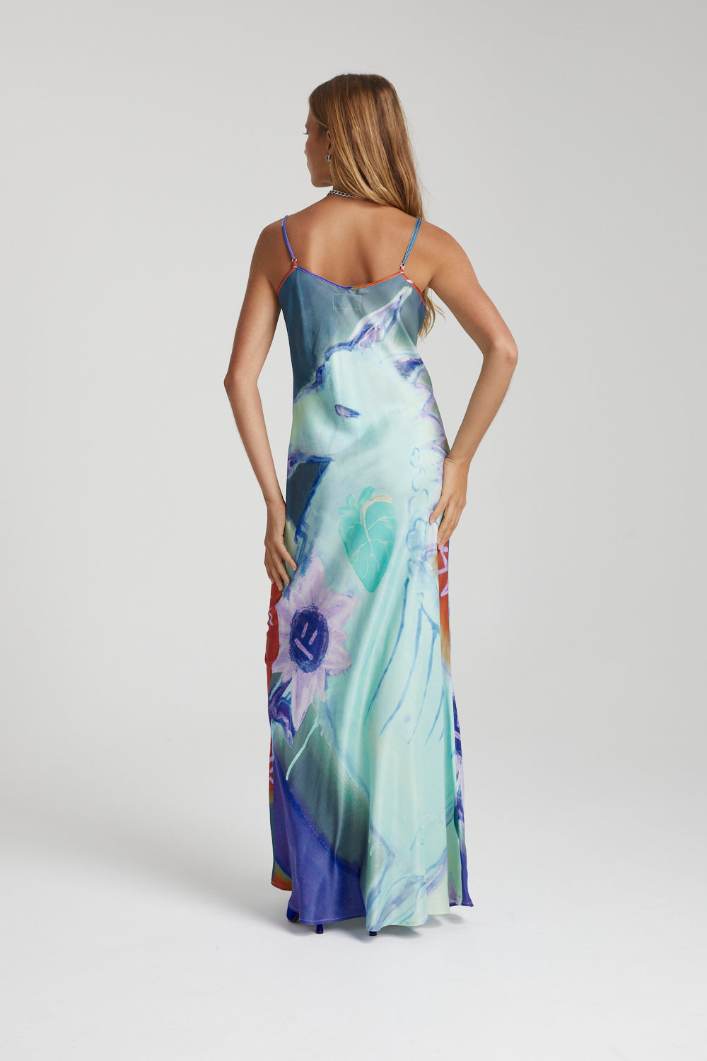 SUMMI SUMMI Womens Siren Dress - Blue Sunflower, WOMENS DRESSES, SUMMI SUMMI, Elwood 101