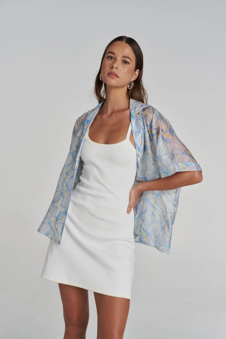 SUMMI SUMMI Womens A-Line Mini Dress In White