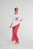 SUMMI SUMMI Womens Band Tee - Wasabi Neon