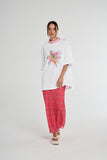 SUMMI SUMMI Womens Band Tee - Wasabi Neon