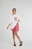 SUMMI SUMMI Womens Band Tee - Wasabi Neon