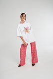 SUMMI SUMMI Womens Band Tee - Wasabi Neon