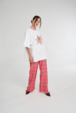 SUMMI SUMMI Womens Band Tee - Wasabi Neon