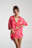 SUMMI SUMMI Womens Big Shirt - A Rose By Any Other Name, WOMENS TOPS & SHIRTS, SUMMI SUMMI, Elwood 101