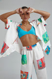 SUMMI SUMMI Womens Linen Big Shirt - Montage White, WOMENS TOPS & SHIRTS, SUMMI SUMMI, Elwood 101