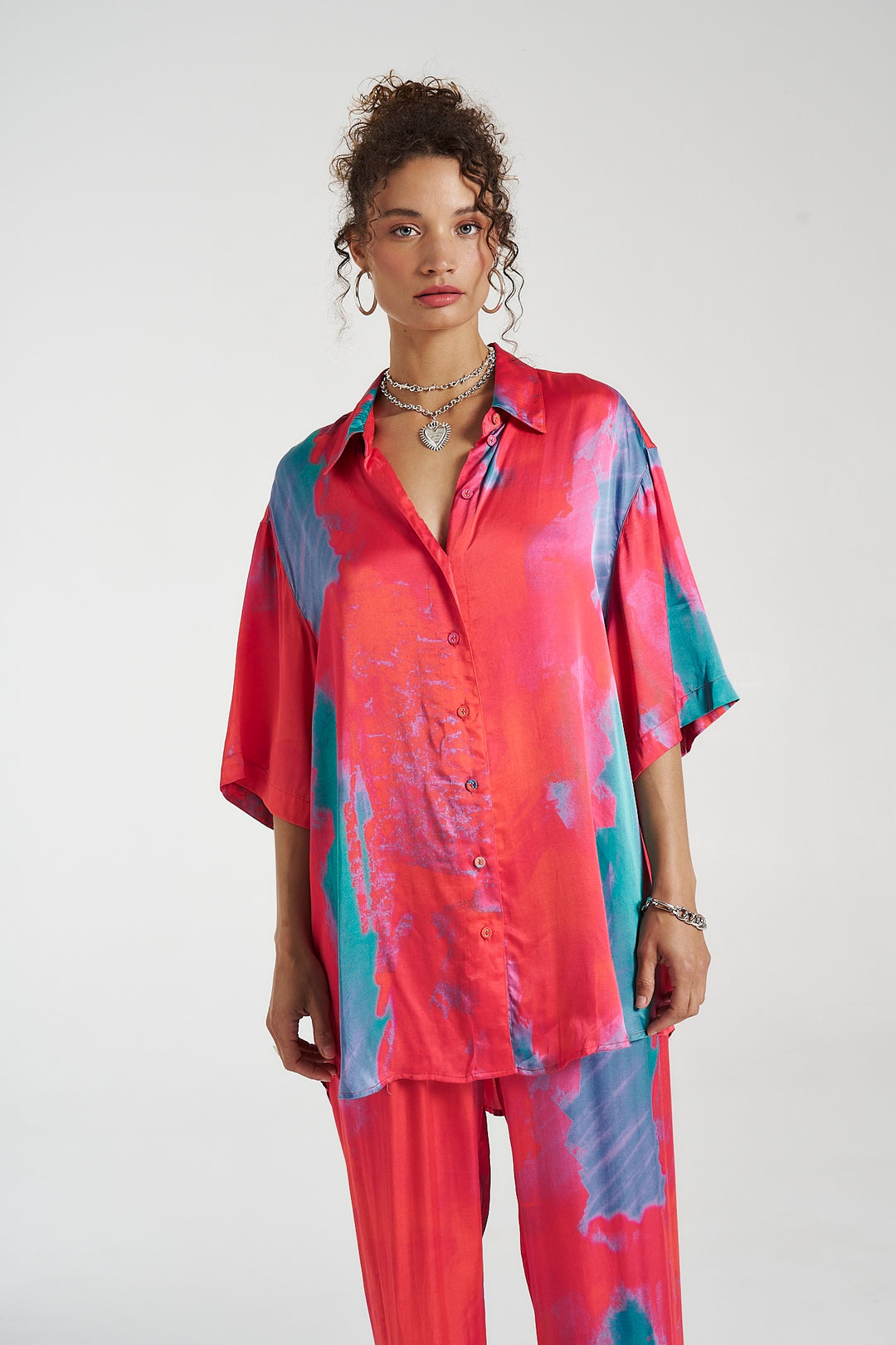 SUMMI SUMMI Womens Big Shirt - Verona, WOMENS TOPS & SHIRTS, SUMMI SUMMI, Elwood 101
