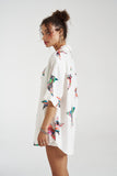 SUMMI SUMMI Womens Big Shirt Linen - Star X Lovers, WOMENS TOPS & SHIRTS, SUMMI SUMMI, Elwood 101