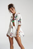 SUMMI SUMMI Womens Big Shirt Linen - Star X Lovers, WOMENS TOPS & SHIRTS, SUMMI SUMMI, Elwood 101