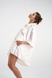 SUMMI SUMMI Womens Big Shirt with Stripe - Cream/Viceroy Stripe, WOMENS TOPS & SHIRTS, SUMMI SUMMI, Elwood 101