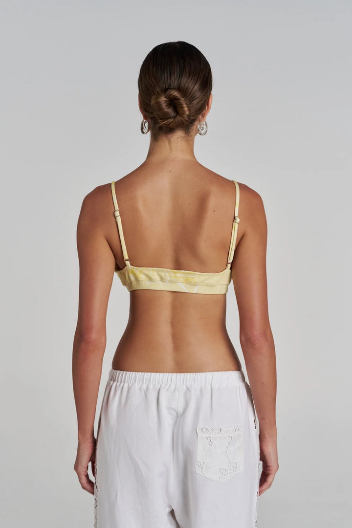 SUMMI SUMMI Womens Cross Me Bralette In Magnolia