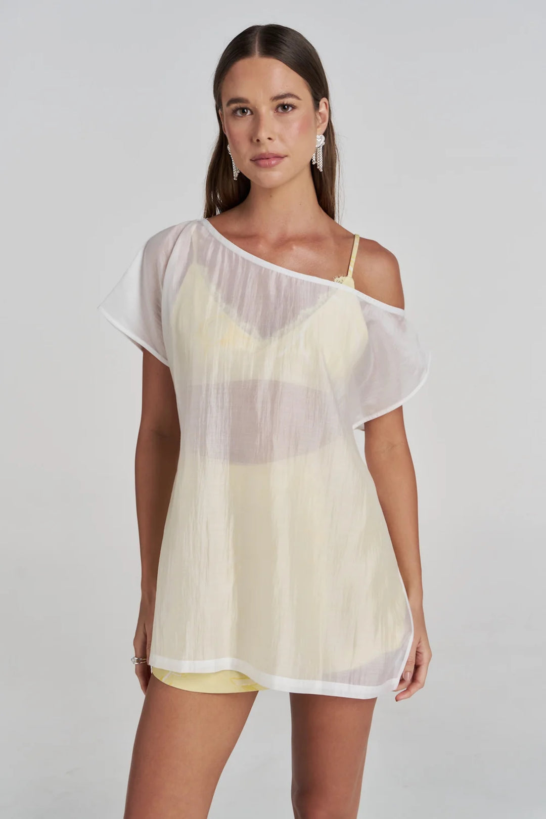 SUMMI SUMMI Womens Cross Me Bralette In Magnolia