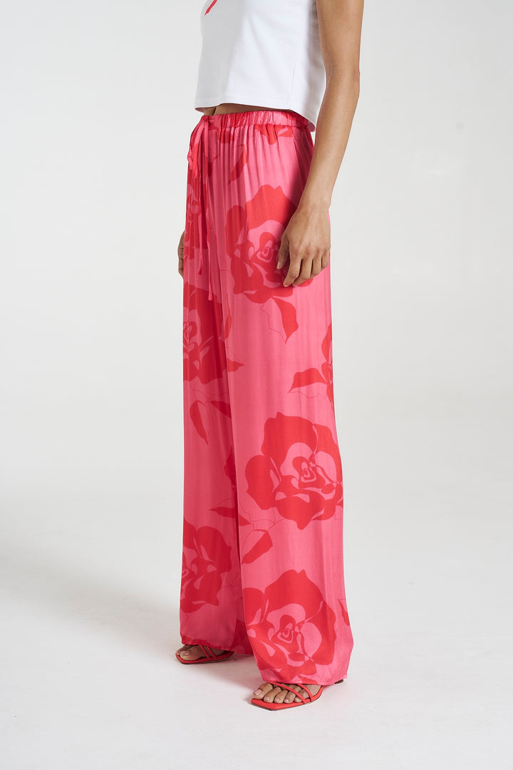 SUMMI SUMMI Womens Elastic Waist Pants - A Rose By Any Other Name, WOMENS PANTS, SUMMI SUMMI, Elwood 101