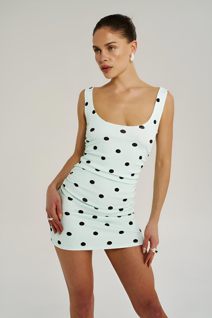 SUMMI SUMMI Womens Emma Mini Dress in Pinot Drop Pid, WOMENS DRESSES, SUMMI SUMMI, Elwood 101