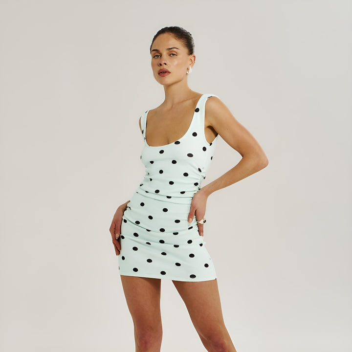 SUMMI SUMMI Womens Emma Mini Dress in Pinot Drop Pid, WOMENS DRESSES, SUMMI SUMMI, Elwood 101