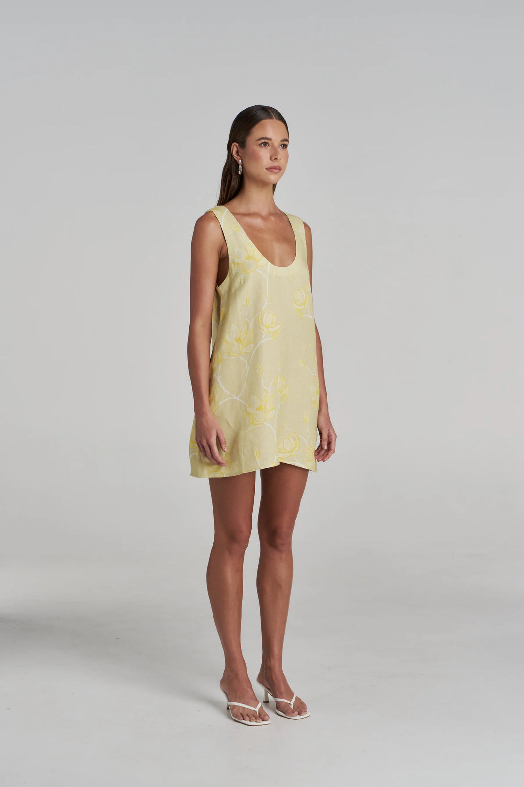 SUMMI SUMMI Womens Flora Mini Dress In Magnolia
