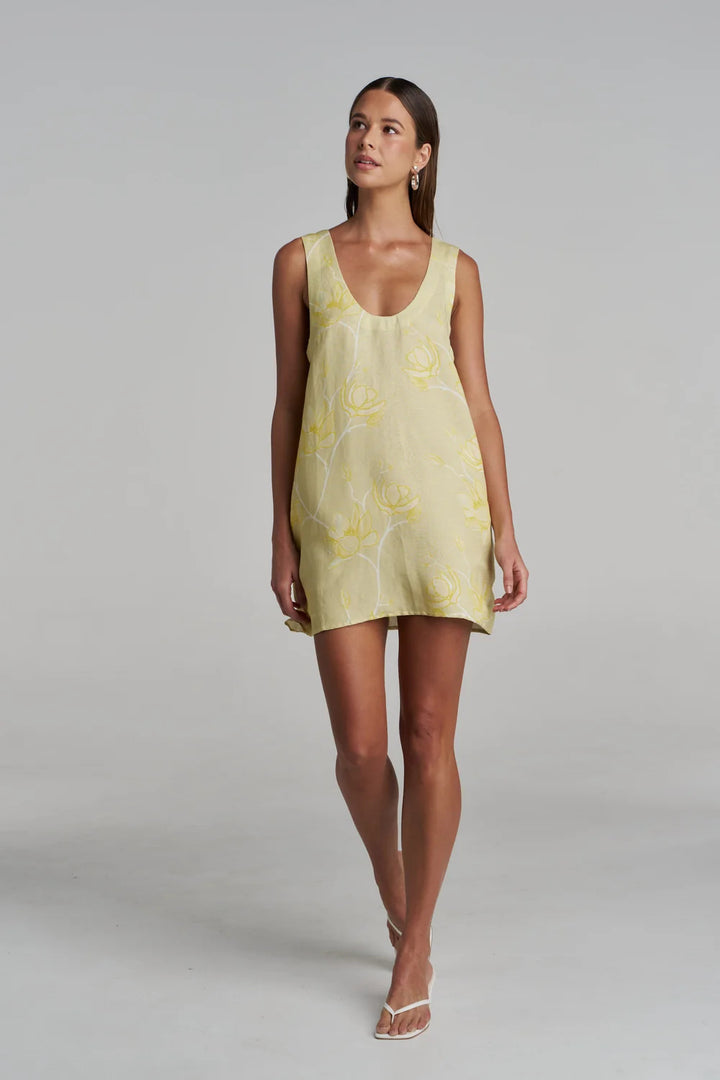 SUMMI SUMMI Womens Flora Mini Dress In Magnolia