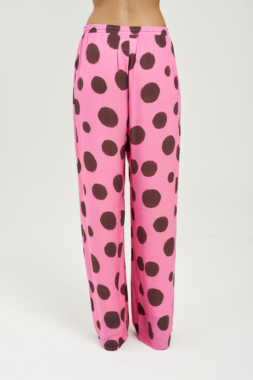 SUMMI SUMMI Womens Forever Pant in Big Dotti Pink, WOMENS PANTS, SUMMI SUMMI, Elwood 101