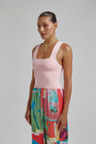 SUMMI SUMMI Womens Knit Tank Top - Blush, WOMENS TOPS & SHIRTS, SUMMI SUMMI, Elwood 101