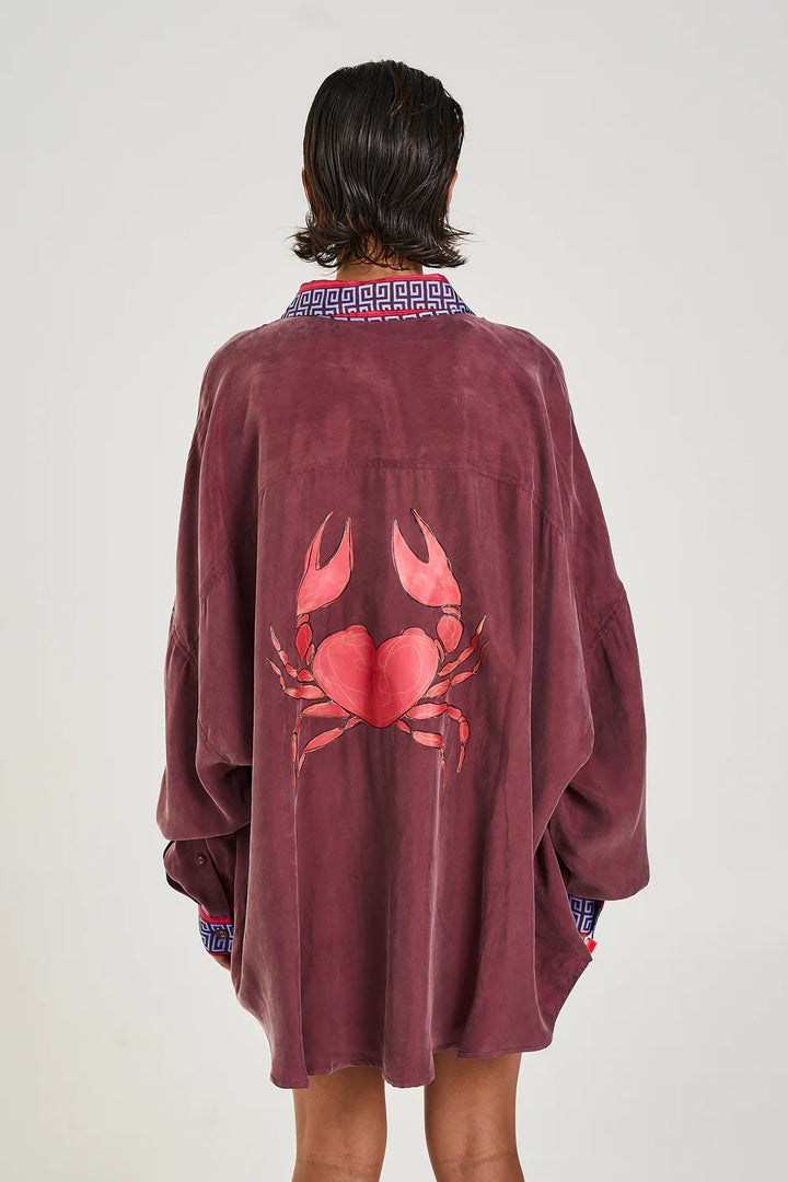 SUMMI SUMMI Womens LS OS Shirt Zodiac