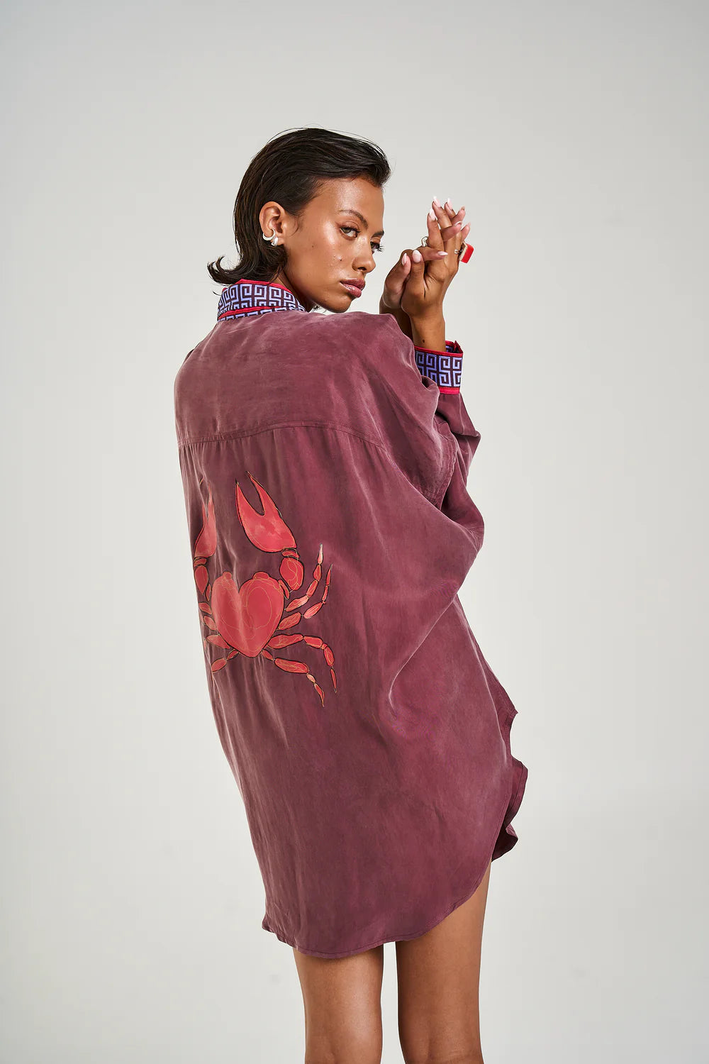 SUMMI SUMMI Womens LS OS Shirt Zodiac