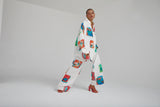 SUMMI SUMMI Womens Long Sleeve Oversize Linen Shirt - Montage White, WOMENS TOPS & SHIRTS, SUMMI SUMMI, Elwood 101