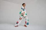 SUMMI SUMMI Womens Long Sleeve Oversize Linen Shirt - Montage White, WOMENS TOPS & SHIRTS, SUMMI SUMMI, Elwood 101