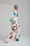 SUMMI SUMMI Womens Long Sleeve Oversize Linen Shirt - Montage White, WOMENS TOPS & SHIRTS, SUMMI SUMMI, Elwood 101