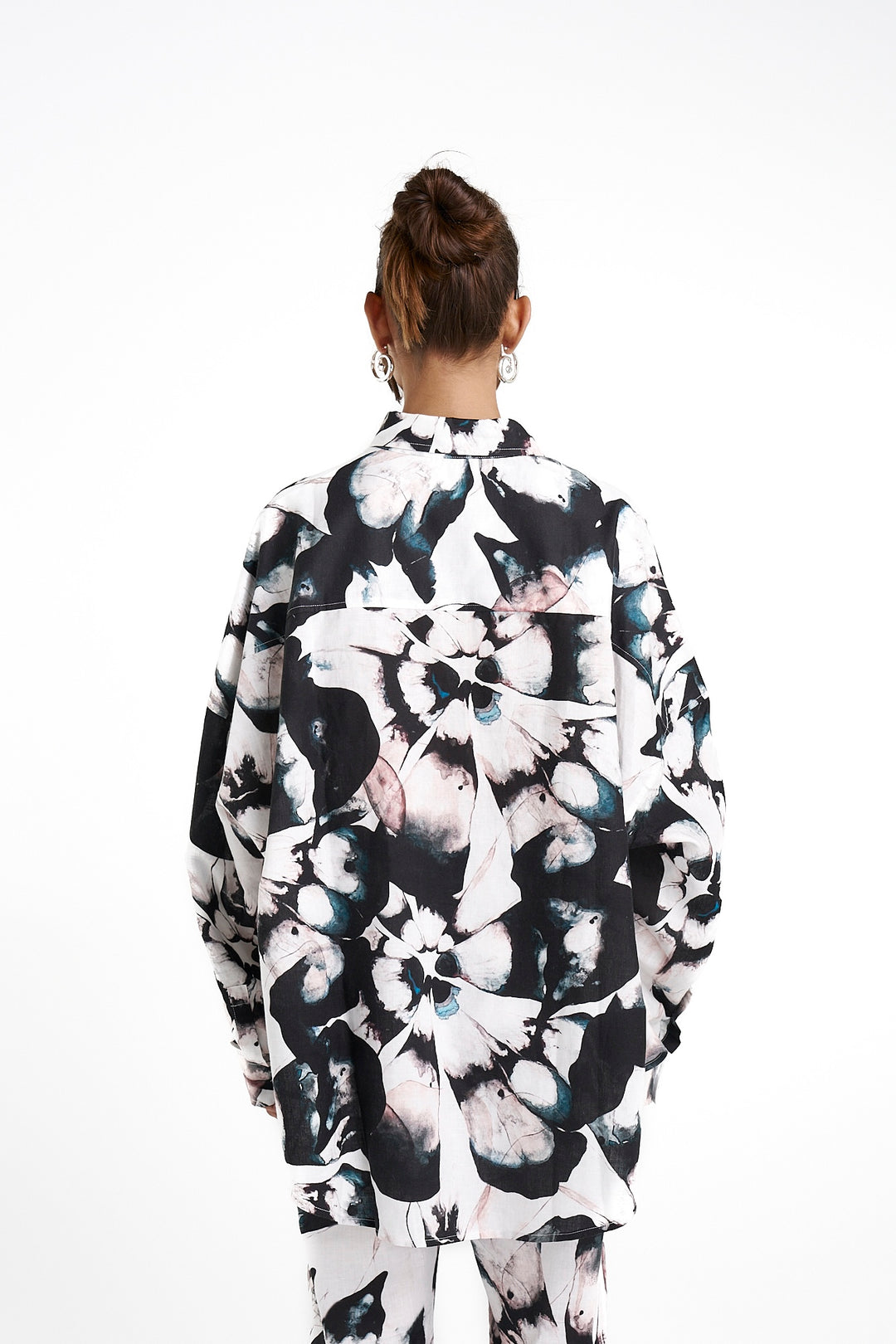 SUMMI SUMMI Womens Long Sleeve Oversized Linen Shirt - Everlast, WOMENS TOPS & SHIRTS, SUMMI SUMMI, Elwood 101
