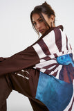 SUMMI SUMMI Womens Long Sleeve Oversized Shirt - Nautilus, WOMENS TOPS & SHIRTS, SUMMI SUMMI, Elwood 101