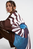 SUMMI SUMMI Womens Long Sleeve Oversized Shirt - Nautilus, WOMENS TOPS & SHIRTS, SUMMI SUMMI, Elwood 101