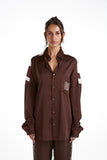 SUMMI SUMMI Womens Long Sleeve Oversized Shirt - Nautilus, WOMENS TOPS & SHIRTS, SUMMI SUMMI, Elwood 101