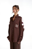 SUMMI SUMMI Womens Long Sleeve Oversized Shirt - Nautilus, WOMENS TOPS & SHIRTS, SUMMI SUMMI, Elwood 101