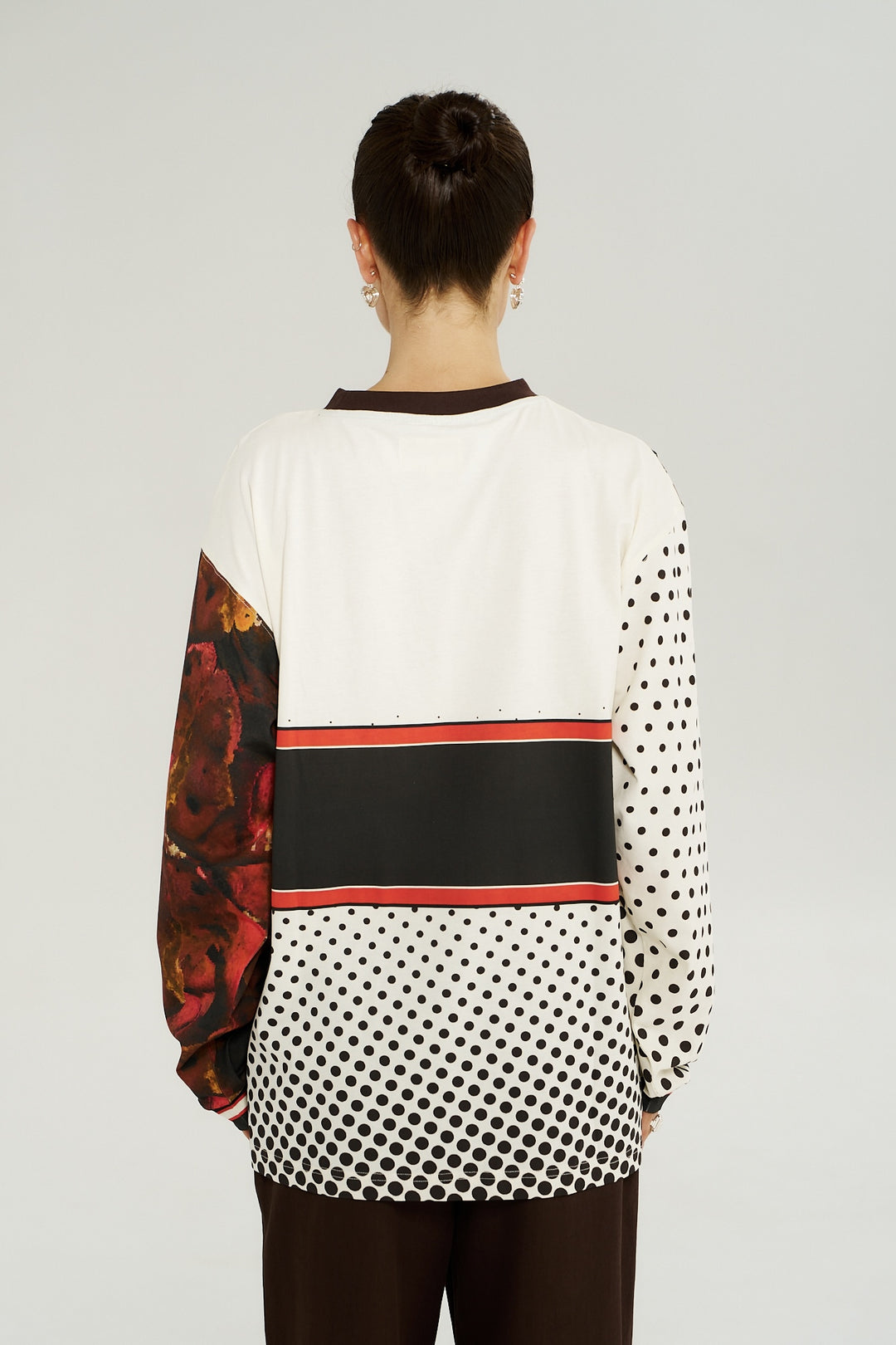 SUMMI SUMMI Womens Long Sleeve Racer Tee in Chocolat Choux, WOMENS TEES & TANKS, SUMMI SUMMI, Elwood 101