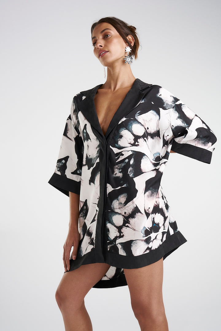 SUMMI SUMMI Womens Luka Shirt Dress with Collar- Everlast, WOMENS DRESSES, SUMMI SUMMI, Elwood 101