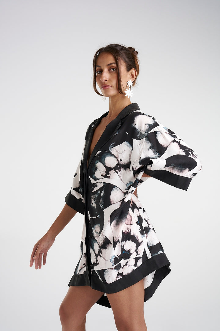 SUMMI SUMMI Womens Luka Shirt Dress with Collar- Everlast, WOMENS DRESSES, SUMMI SUMMI, Elwood 101