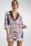 SUMMI SUMMI Womens Luka Shirt Dress with Collar - Nautilus, WOMENS DRESSES, SUMMI SUMMI, Elwood 101