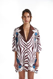SUMMI SUMMI Womens Luka Shirt Dress with Collar - Nautilus, WOMENS DRESSES, SUMMI SUMMI, Elwood 101